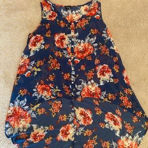 Floral tank top